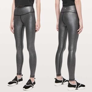 Lululemon Wunder Under High-Rise Tight Leggings Foil 28”